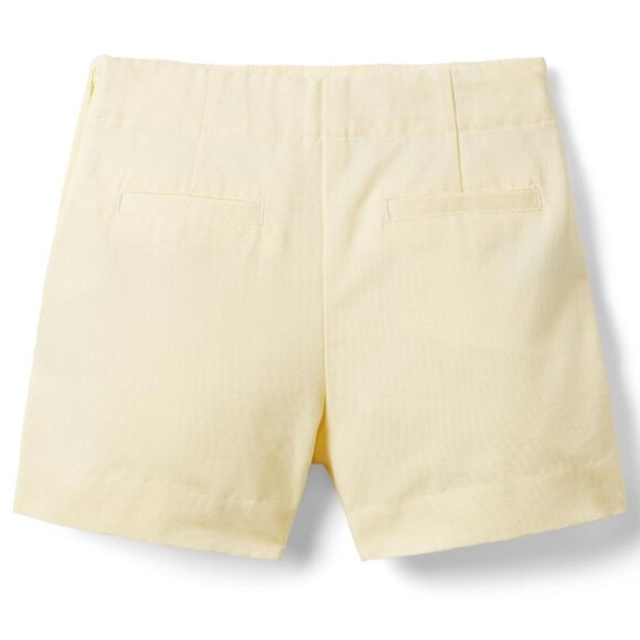 NWT Janie and Jack Ruffle yellow sailor Shorts pearl buttons pockets Size 10 C10 - Picture 5 of 6